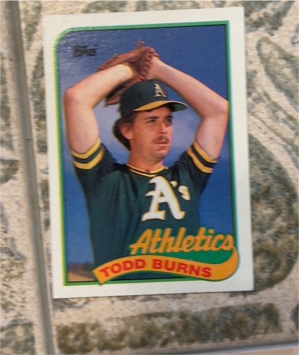 1989 Topps #174 Todd Burns — front
