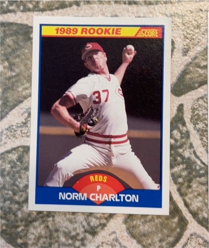 1989 Score #646 Norm Charlton — front