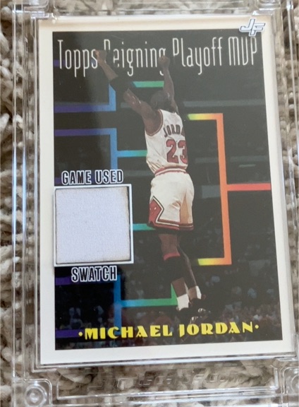 1993-94 Topps Reigning Playoff MVP #199 Michael Jordan — front