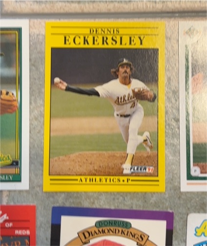 1991 Fleer #6 Dennis Eckersley — front