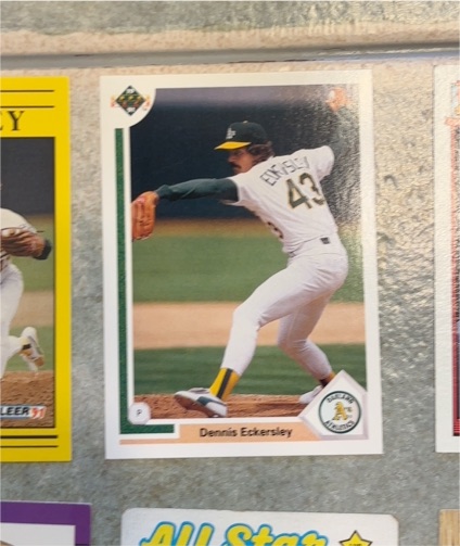 1991 Upper Deck #172 Dennis Eckersley — front