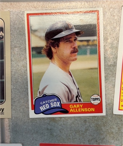 1981 Topps #128 Gary Allenson — front