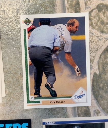 1991 Upper Deck #634 Kirk Gibson — front