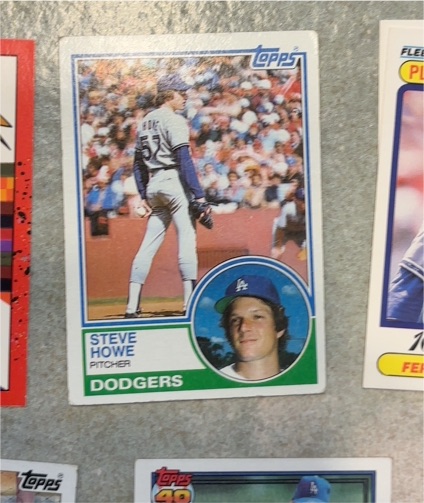 1983 Topps #170 Steve Howe — front