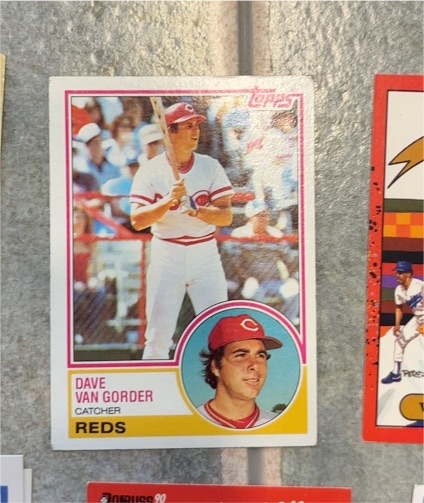 1983 Topps #322 Dave Van Gorder — front