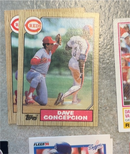 1987 Topps #731 Dave Concepcion — front