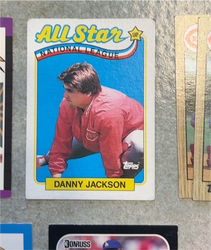 1989 Topps #395 Danny Jackson — front