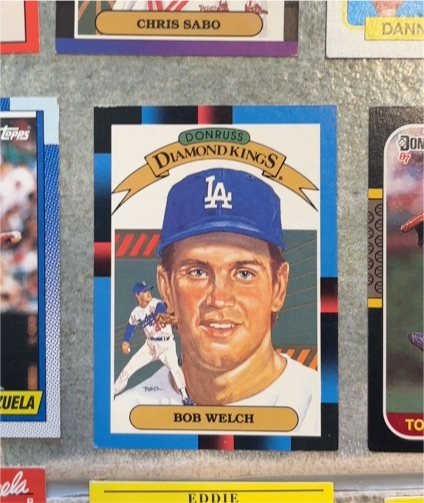 1988 Donruss Diamond Kings #24 Bob Welch — front
