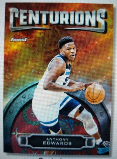 2020 Topps Finest Centurions Anthony Edwards — front