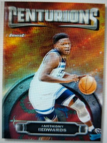 2024 Topps Finest Centurions Anthony Edwards — front
