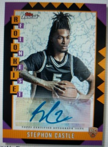 1991 Topps Finest Rookie Finest #RC Stephon Castle — front