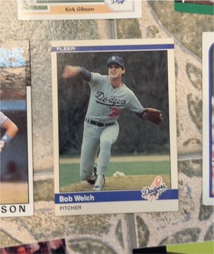 1984 Fleer #116 Bob Welch — front
