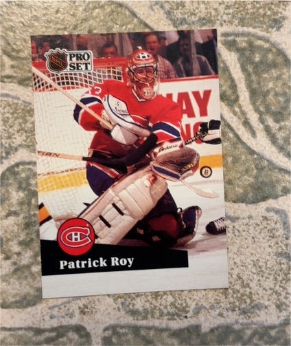 1991-92 Pro Set #125 Patrick Roy Montreal Canadiens — front