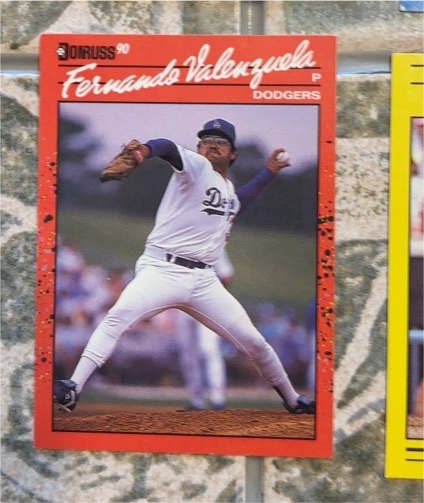1990 Donruss #625 Fernando Valenzuela — front