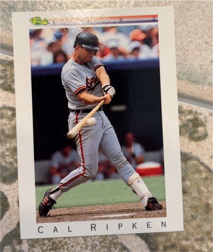 1992 Classic #T76 Cal Ripken — front