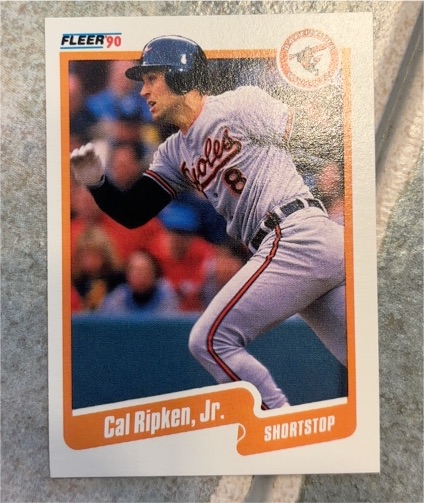 1990 Fleer #187 Cal Ripken Jr. — front