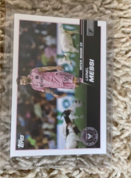 2023 Topps MLS #201 Lionel Messi — front