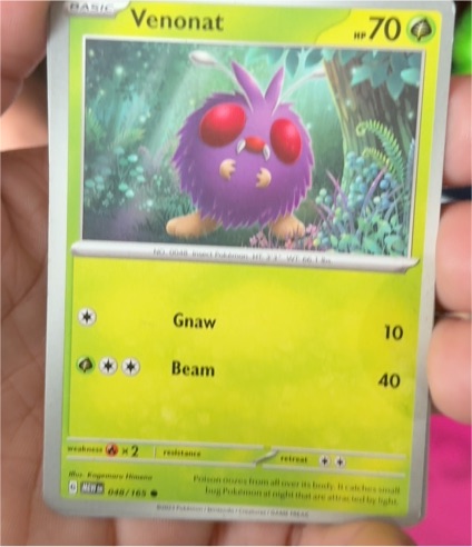 2023 Pokemon Scarlet & Violet 151 #048 Venonat — front