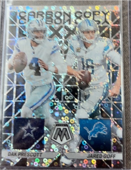 2023 Panini Mosaic Carbon Copy #CC-8 Dak Prescott & Jared Goff — front