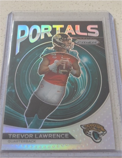 2023 Panini Prizm Portals #PO-4 Trevor Lawrence — front