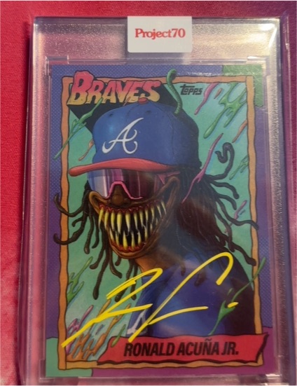 2021 Topps Project 70 #34 Ronald Acuña Jr. — front