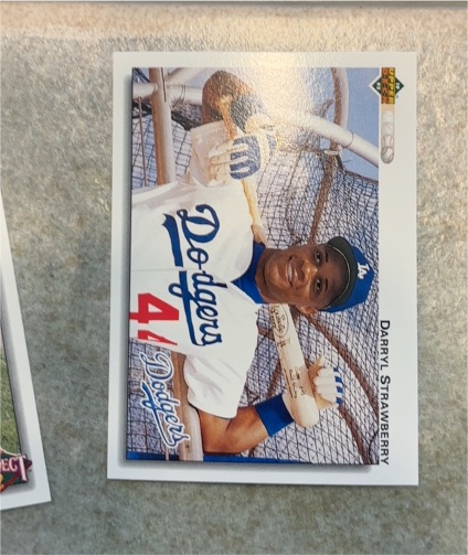 1992 Upper Deck #174 Darryl Strawberry — front