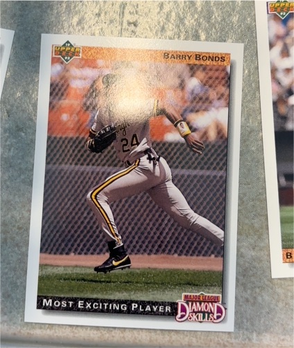 1992 Upper Deck #721 Barry Bonds — front