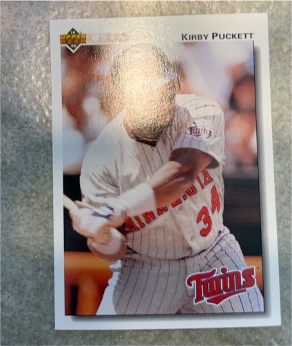 1992 Upper Deck #254 Kirby Puckett — front