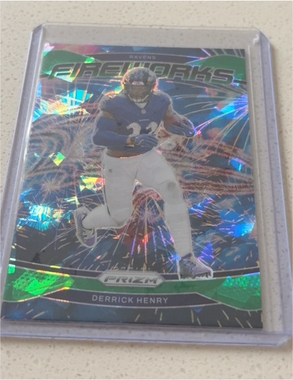 2024 Panini Prizm Fireworks #10 Derrick Henry — front