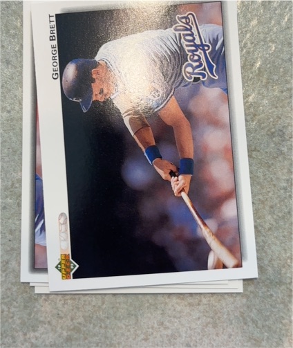 1992 Upper Deck #444 George Brett — front