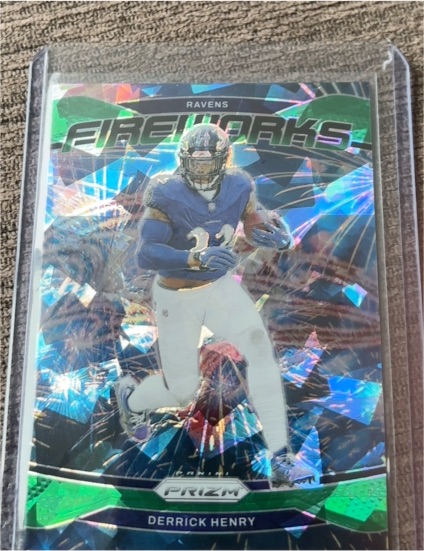 2024 Panini Prizm #10 Derrick Henry Fireworks — front