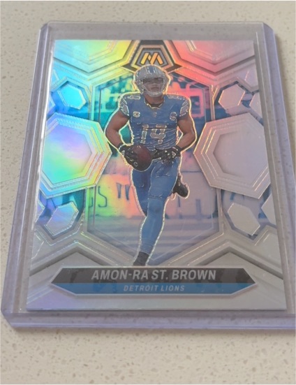 2024 Panini Mosaic #74 Amon-Ra St. Brown — front