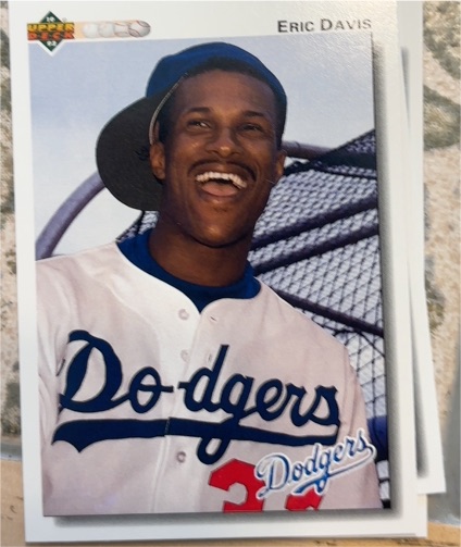 1992 Upper Deck #756 Eric Davis — front