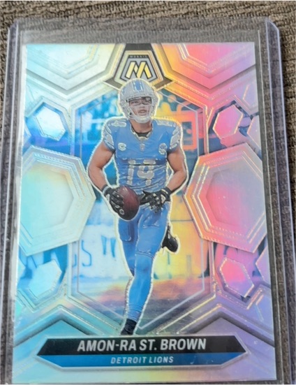 2024 Panini Mosaic #74 Amon-Ra St. Brown — front