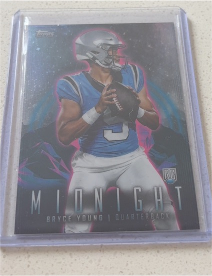2023 Topps Composite #306 Bryce Young Midnight Rookie — front