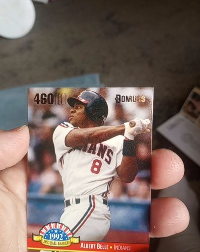 1993 Donruss Long Ball Leaders #LL-3 Albert Belle — front