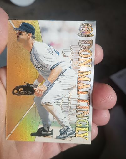 1996 Pacific Crown Collection #HP-5 Don Mattingly — front