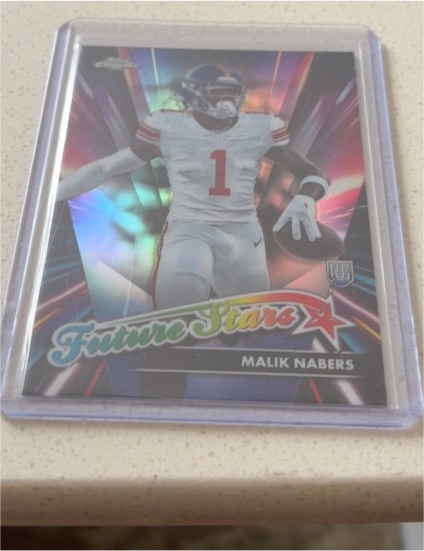 2024 Topps Chrome #FS-9 Malik Nabers Future Stars — front