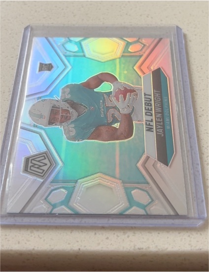 2024 Panini Mosaic NFL Debut Silver Prizm #280 Jaylen Wright — front