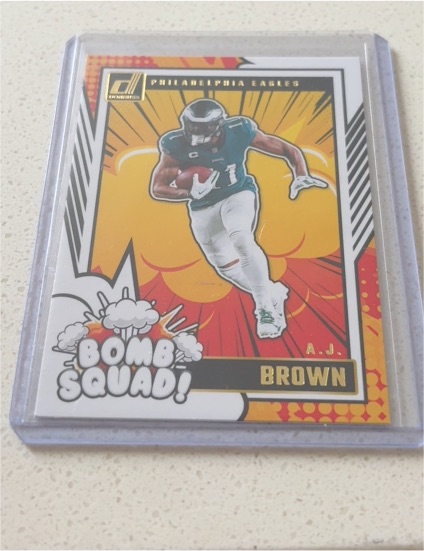 2024 Panini Donruss #4 A.J. Brown Bomb Squad — front