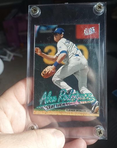 1993 Fleer Alex Rodriguez Platinum Medallion Edition — front