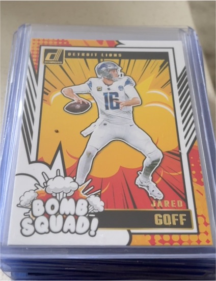 2024 Panini Donruss #17 Jared Goff Bomb Squad — front