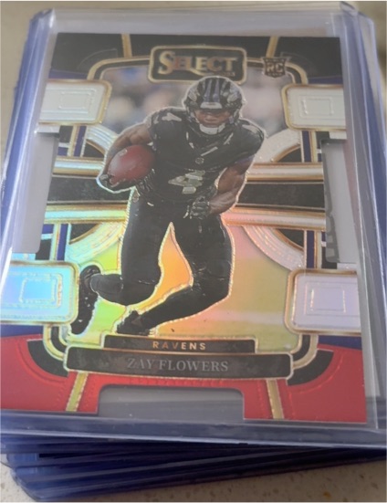 2023 Panini Select Concourse #8 Zay Flowers — front