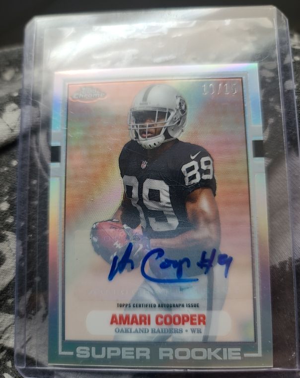 2014 Topps Chrome #89AC Amari Cooper — front
