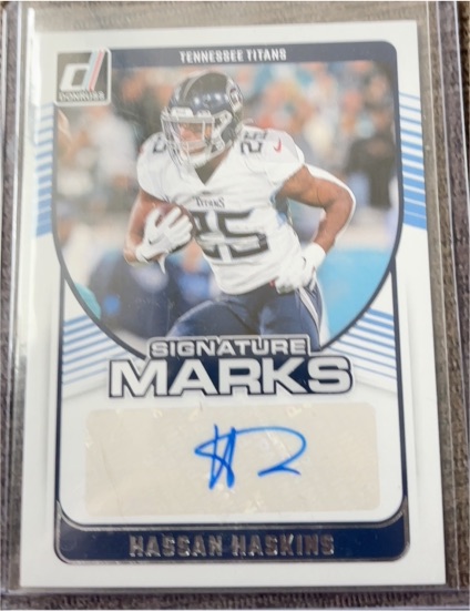 2024 Donruss Signature Marks #SMA-HHA Hassan Haskins — front