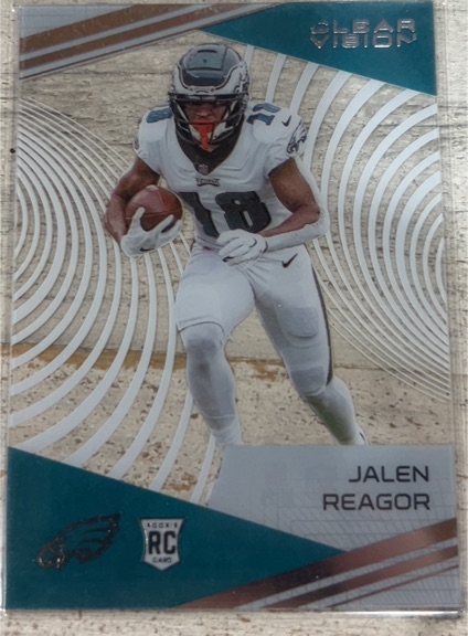 2020 Panini Chronicles #CV-18 Jalen Reagor Clear Vision Rookies — front