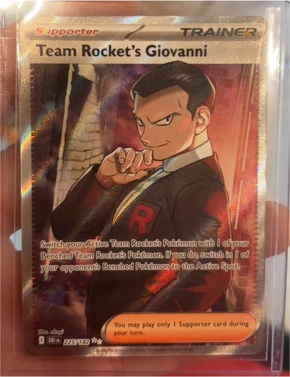 2025 Pokémon Destined Rivals #225 Team Rocket's Giovanni — front