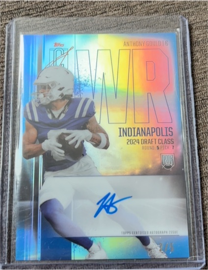 2024 Topps Signature Class #RCV-AG Anthony Gould — front