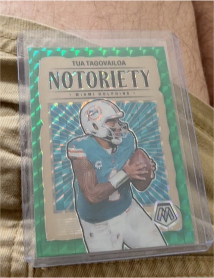 2024 Panini Mosaic Notoriety #6 Tua Tagovailoa — front