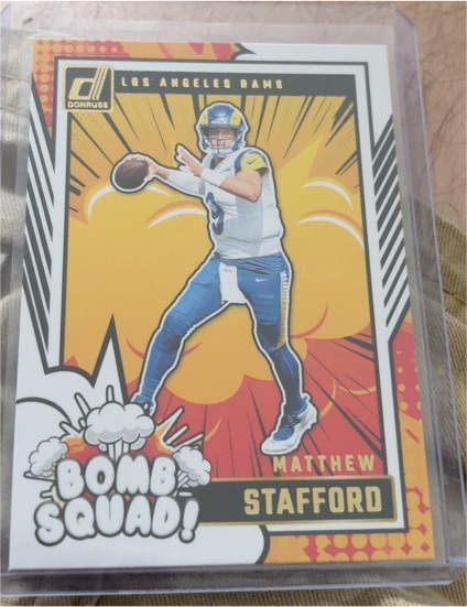 2024 Panini Donruss #7 Bomb Squad Matthew Stafford — front